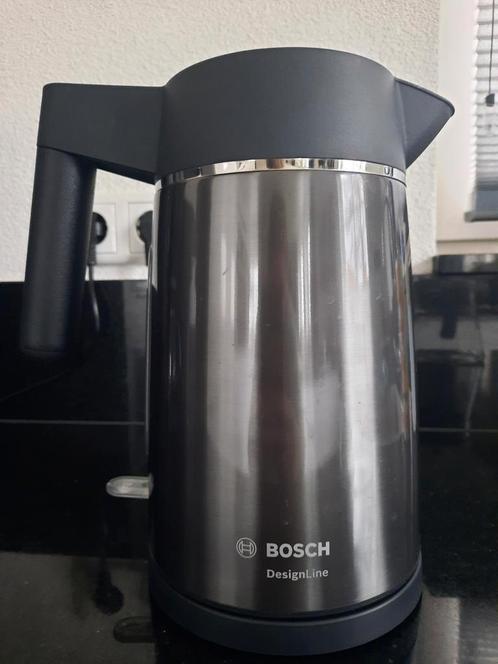Bosch waterkoker 1.7 liter grijs/zwart, Witgoed en Apparatuur, Waterkokers, Zo goed als nieuw, Ophalen of Verzenden