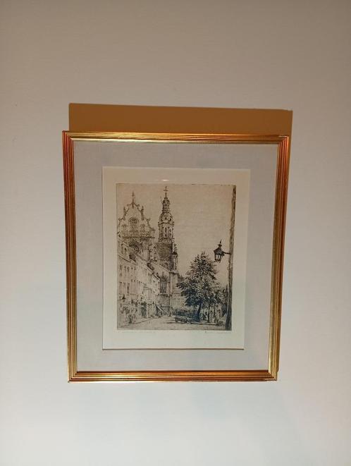 Ets – Romain Malfliet, Antiek en Kunst, Kunst | Etsen en Gravures, Ophalen of Verzenden