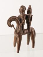 19cm 861gr! Brons Sao ruiter fantasiedier Tsjaad(210210-05), Antiek en Kunst, Ophalen of Verzenden