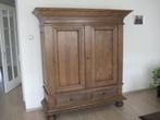 Ambachtelijke massief eiken KAST, Huis en Inrichting, Kasten | Buffetkasten, Ophalen, Gebruikt, Eikenhout, Met lade(s)