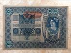 1000 kronen 1920, Oostenrijk-Hongarije., Postzegels en Munten, Verzenden, Overige landen, Los biljet