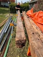 Mooie eiken balken, Tuin en Terras, Palen, Balken en Planken, Ophalen of Verzenden, Zo goed als nieuw, 250 cm of meer, Balken