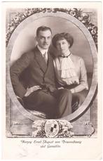 Kaart Koningshuis Duitsland - Herzog Ernst August met Vrouw, Ophalen of Verzenden, Gebruikt, Buitenland, Kaart, Foto of Prent