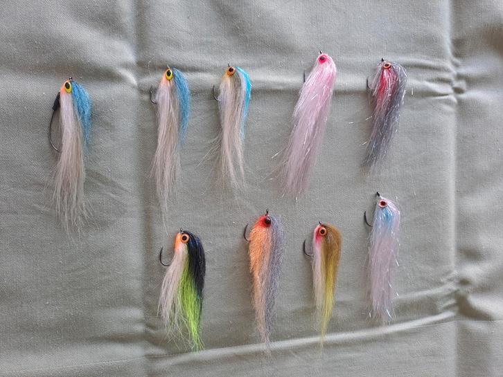 Streamer set compleet, Watersport en Boten, Hengelsport | Vliegvissen, Nieuw, Complete set, Ophalen of Verzenden