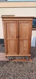 Computerkast teak hout, Huis en Inrichting, Kasten | Computermeubels, Ophalen, Gebruikt, 70 tot 120 cm, Landelijk