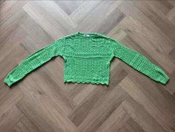 Shoeby gehaakte trui groen maat 146/152 beschikbaar voor biedingen