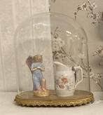 Brocante oude ovale glazen stolp, Antiek en Kunst, Ophalen
