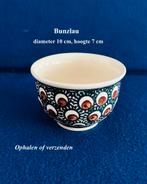 BUNZLAU mok kom hoogte 7 cm Peacock Pauwenogen, Ophalen