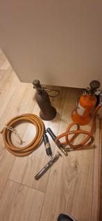 Soldeerbrander gasfles, Doe-het-zelf en Verbouw, Gereedschap | Lasapparaten, Ophalen, Gebruikt, Minder dan 150 ampère, Overige typen