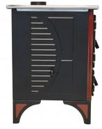 S105K Sabah Luxe Open Haard Kachel + Oven Met Thermometer –, Ophalen, Vrijstaand, Hout, Nieuw