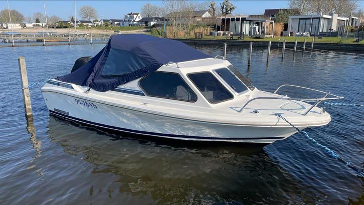 Beekman 540 Classic Deluxe 115pk, Watersport en Boten, Motorboten en Motorjachten, Zo goed als nieuw, Polyester, Tot 6 meter, Benzine
