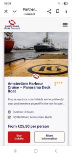 Rondvaart Amsterdam keuze uit 2 verschillende tochten, Drie personen of meer, Overige soorten, Overige typen