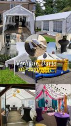 Diverse partytenten, gas kachels, statafels en springkussen., Tuin en Terras, Ophalen, Opvouwbaar, Partytent, Minder dan 4 meter