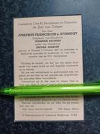 Bidprentje Woensel Eindhoven Josephus v Stiphout 1857 1944, Verzamelen, Ophalen, Bidprentje