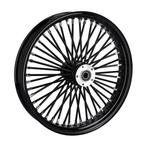 Fat spokes voorwiel zwart 3.50 x 21 dubbele remschijf, Motoren, Onderdelen | Harley-Davidson, Ophalen, Petroleumhavenweg 26, Info@taco-motos.com