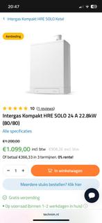 Intergas Kompakt HRE SOLO 24 A - CV Ketel (nieuw), Doe-het-zelf en Verbouw, Geisers en Boilers, Ophalen, Aardgas, Boiler, Minder dan 20 liter