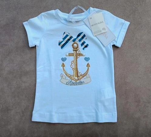 Monnalisa shirt maat 2a, Kinderen en Baby's, Kinderkleding | Maat 92, Nieuw, Meisje, Shirt of Longsleeve, Ophalen of Verzenden