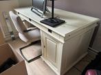 Klassiek Engels Wit Chesterfield bureau, Huis en Inrichting, Ophalen, Gebruikt, Bureau