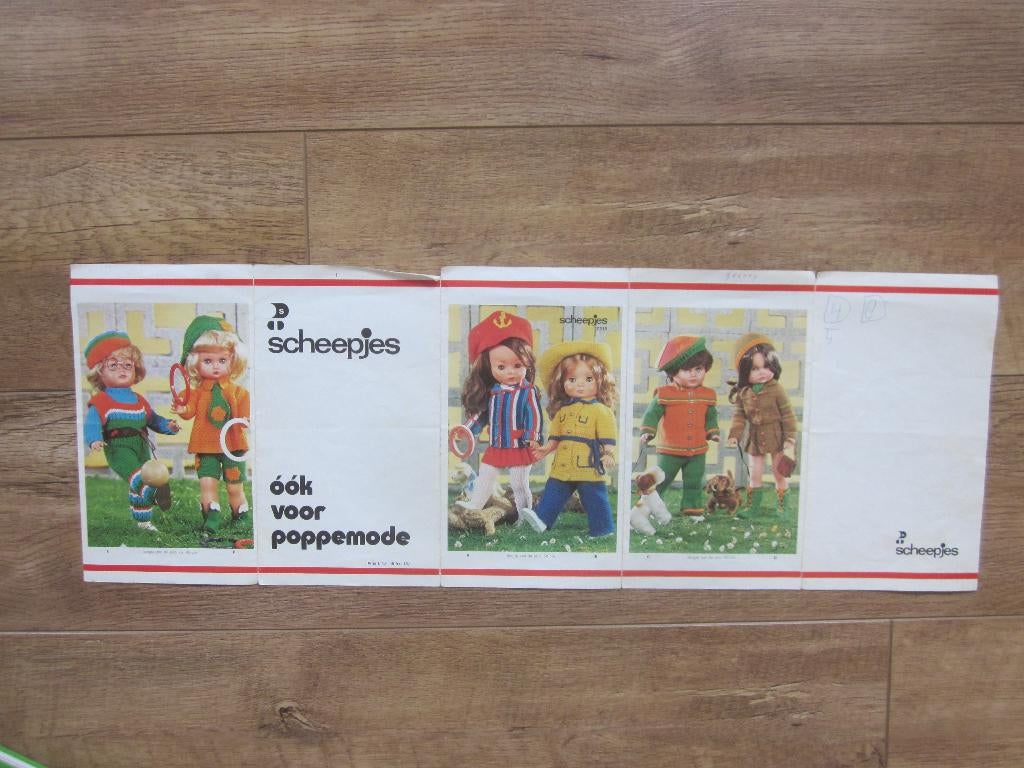 Scheepjes óók voor poppen mode breien en haken 40-50-60cm, Ophalen of Verzenden, Zo goed als nieuw, Breien of Haken, Patroon of Boek