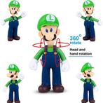 Nieuw !!  Super Mario beweegbare Luigi pop, figuur. 14 cm, Kinderen en Baby's, Speelgoed | Actiefiguren, Nieuw, Ophalen of Verzenden