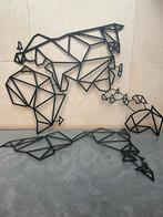 Wereldkaart, Huis en Inrichting, Woonaccessoires | Wanddecoraties, Ophalen of Verzenden, Zo goed als nieuw