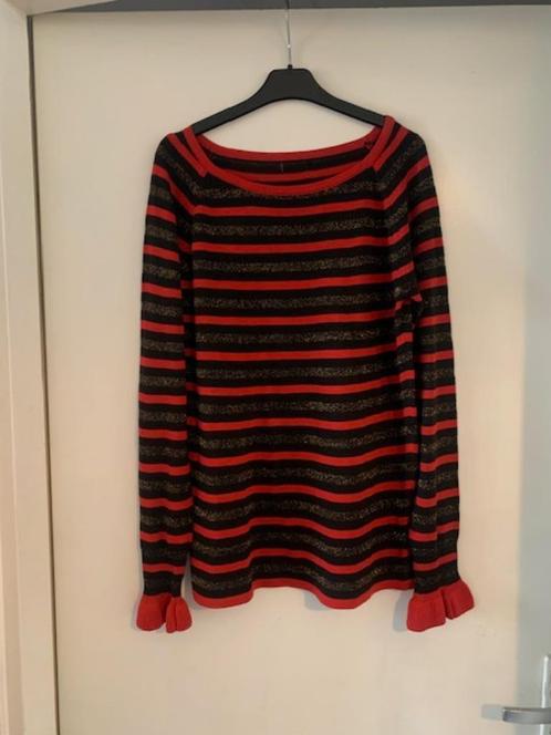 rood/zwarte trui. Merkloos. Maat S, Kleding | Dames, Truien en Vesten, Zo goed als nieuw, Maat 36 (S), Rood, Ophalen of Verzenden