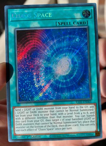 Yu-Gi-Oh! Chaos Space RA01 1st Edition ! beschikbaar voor biedingen