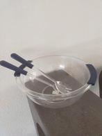 Plastic kom met bestek, Overige materialen, Ophalen of Verzenden, Zo goed als nieuw, Kom(men)