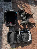 3 Delige Kinderwagen (ZWART), Kinderen en Baby's, Kinderwagens en Combinaties, Gebruikt, Combiwagen, Met autostoeltje, Ophalen
