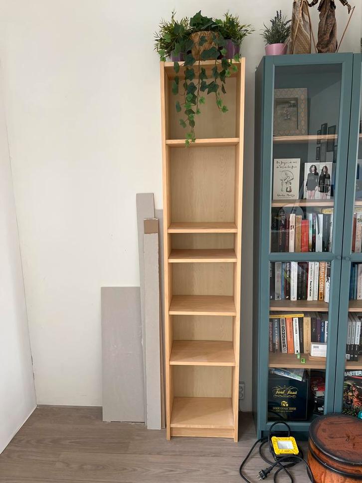 Billy Boekenkast, Huis en Inrichting, Kasten | Boekenkasten, Gebruikt, 50 tot 100 cm, 200 cm of meer, 25 tot 50 cm, Met plank(en)