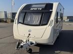 Sprite Cruzer 460 SR Mover,Voortent,Fietsrek,Douchecabine, Caravans en Kamperen, Caravans, Dwarsbed, Standaardzit, Tot en met 2