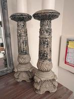 2 Barok kaarsenstandaard, Huis en Inrichting, Woonaccessoires | Zuilen en Pilaren, Ophalen of Verzenden, Zo goed als nieuw