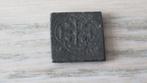 Bronzen muntgewicht met afb plm 1600 / perfecte staat, Ophalen of Verzenden