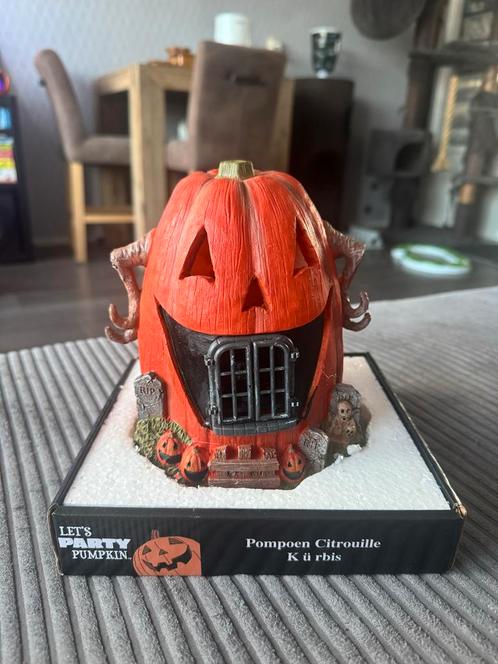 Halloween Pompoen Huisje Intratuin, Huis en Inrichting, Woonaccessoires | Overige, Nieuw, Ophalen of Verzenden
