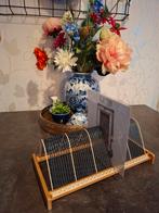 Vintage platenrek voor 50  singles, Ophalen of Verzenden, Gebruikt, Overige formaten