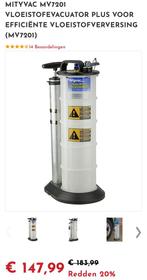 Mityvac MV7201 VLOEISTOFEVACUATOR, Doe-het-zelf en Verbouw, Gereedschap | Overige machines, Ophalen, Zo goed als nieuw