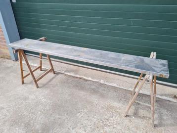 2 stuks RVS bladen 2240×350×40 mm beschikbaar voor biedingen