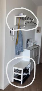 coat hanger + bench, Huis en Inrichting, Woonaccessoires | Kapstokken, Zo goed als nieuw, Minder dan 100 cm, Hout, Ophalen