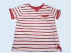 ZARA wit rood gestreept T-shirt maat 92 ~ MS3062, Kinderen en Baby's, Kinderkleding | Maat 92, Gebruikt, Ophalen of Verzenden