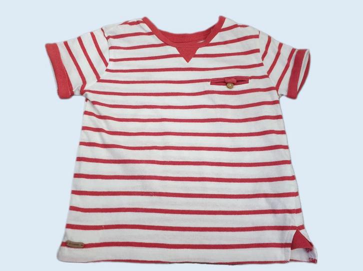 ZARA wit rood gestreept T-shirt maat 92 ~ MS3062, Kinderen en Baby's, Kinderkleding | Maat 92, Gebruikt, Jongen, Shirt of Longsleeve