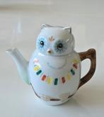 Vintage mini uilen theepotje, Ophalen of Verzenden