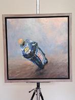 Valentino Rossi, olieverfschilderij in lijst, Antiek en Kunst, Ophalen of Verzenden
