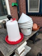 Gratis, Dieren en Toebehoren, Pluimvee | Toebehoren, Ophalen, Zo goed als nieuw, Drinken en Voederen