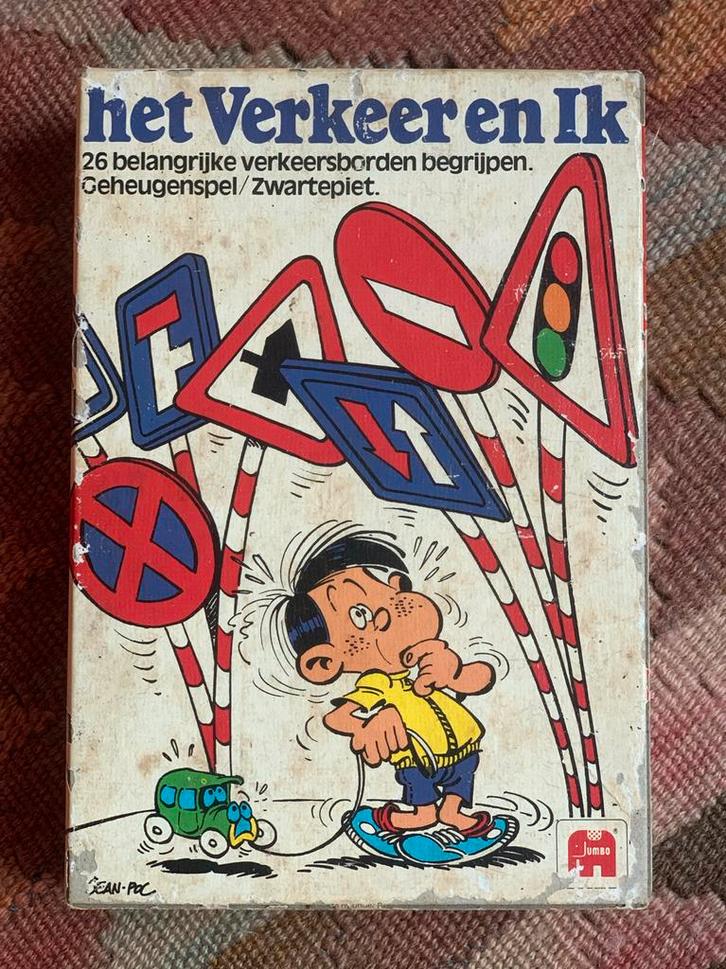 Het Verkeer en Ik - Jumbo Geheugenspel, Hobby en Vrije tijd, Gezelschapsspellen | Bordspellen, Gebruikt, Een of twee spelers, Reisspel