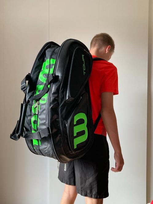 Wilson Tour V15 - Lil' Kleine, Sport en Fitness, Tennis, Zo goed als nieuw, Tas, Wilson, Ophalen