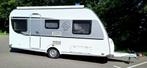 Knaus Sport 460 EU met mover, vaste luifel en voortent., Caravans en Kamperen, Caravans, Treinzit, Particulier, 6 tot 7 meter