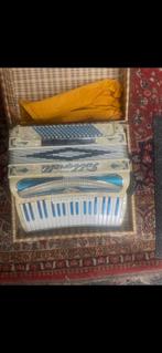 Gabanelli Handgemaakte Italiaanse Accordeon, Muziek en Instrumenten, Accordeons, Gebruikt, Overige formaten, Toetsaccordeon, Met koffer