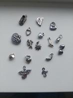 Zilveren bedels, Sieraden, Tassen en Uiterlijk, Bedels, 4 bedels of meer, Ophalen of Verzenden, Gebruikt, Zilver