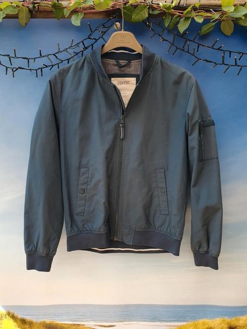 Zomerjas  - Bomberjas - Herenjas - Puberjas, Kleding | Heren, Jassen | Zomer, Zo goed als nieuw, Maat 48/50 (M), Blauw, Ophalen of Verzenden