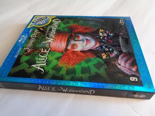 Walt Disney Alice in Wonderland (Johnny Depp) Blu-Ray + Dvd., Cd's en Dvd's, Blu-ray, Zo goed als nieuw, Science Fiction en Fantasy